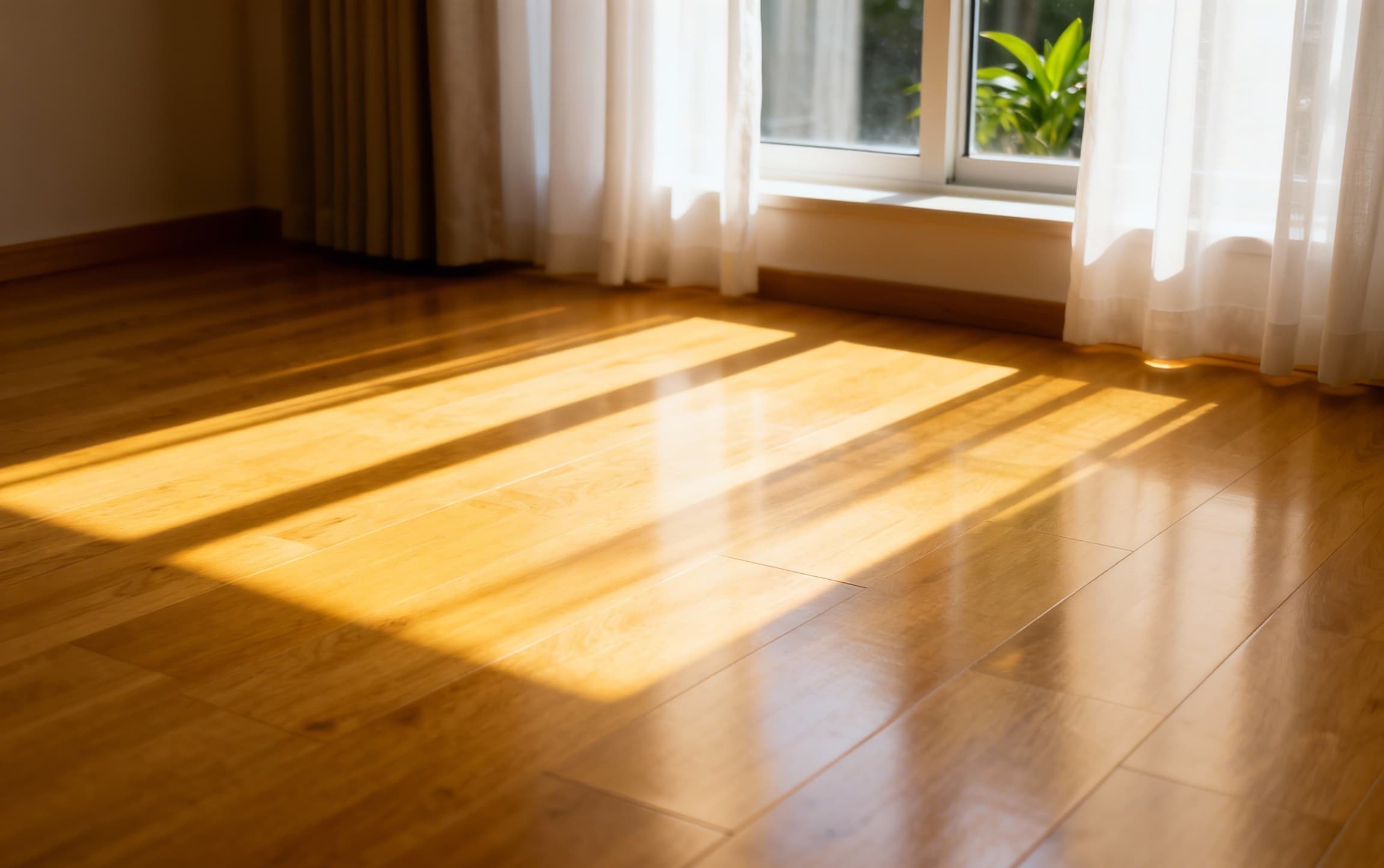 Bright indirect light through window