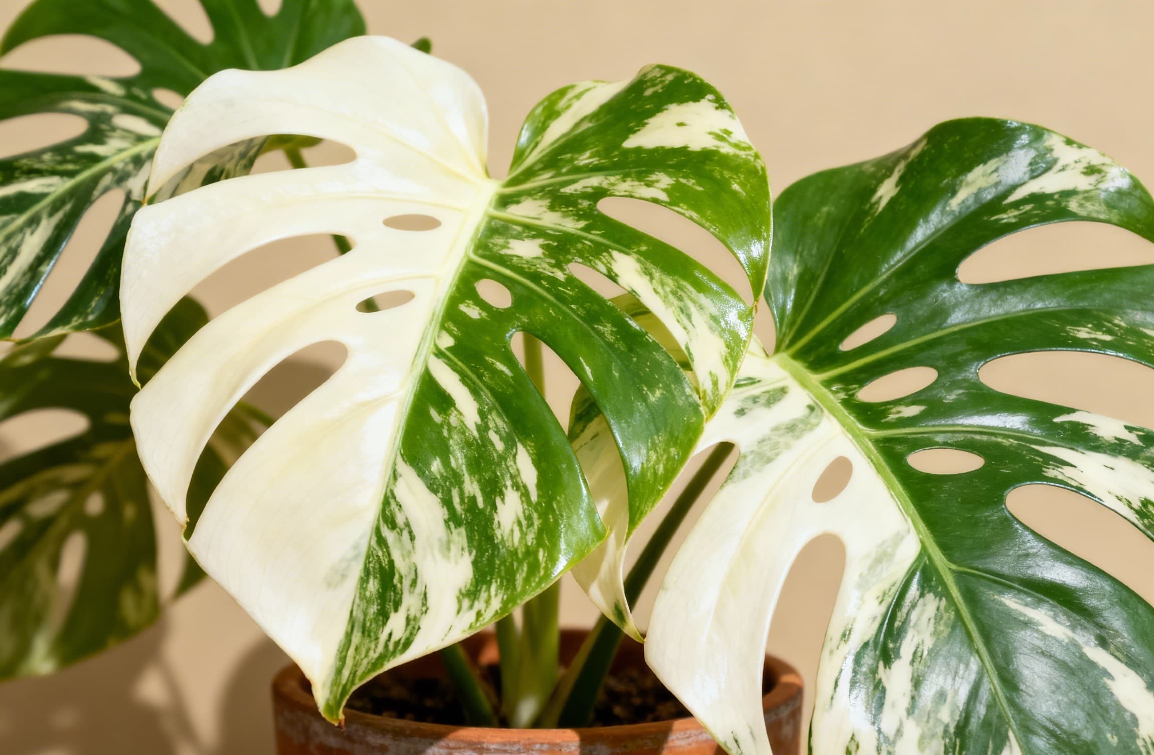 Monstera deliciosa Albo Variegata